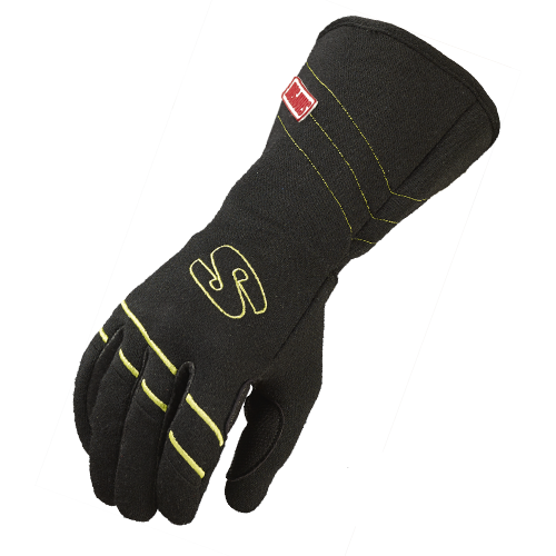 HVSK - Simpson Racing Hi-Vis Gloves Image